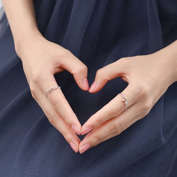 *Sterling Silver Zodiac Resizable Ring-Cancer A - Picture 3 of 7